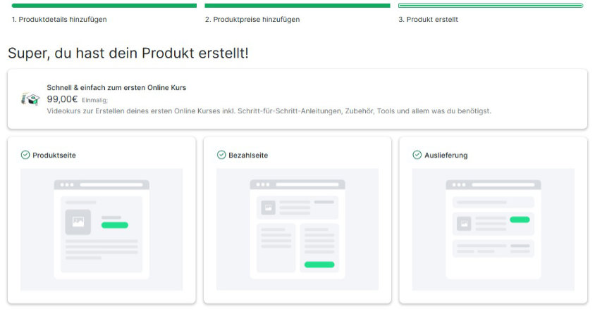 Ablefy Kurs Schritt 3