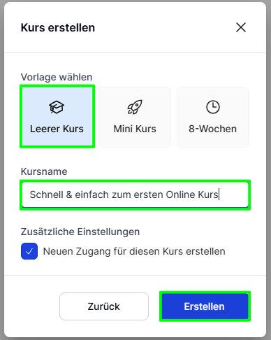 Memberspot Kursname