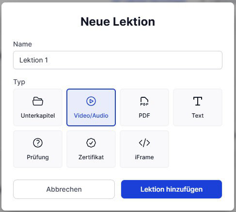 Memberspot neue Lektion